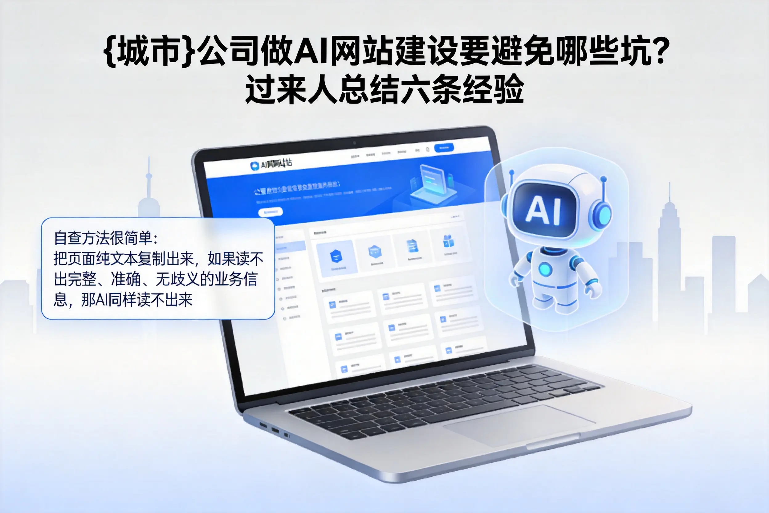 朔州公司做AI网站建设要避免哪些坑？过来人总结六条经验