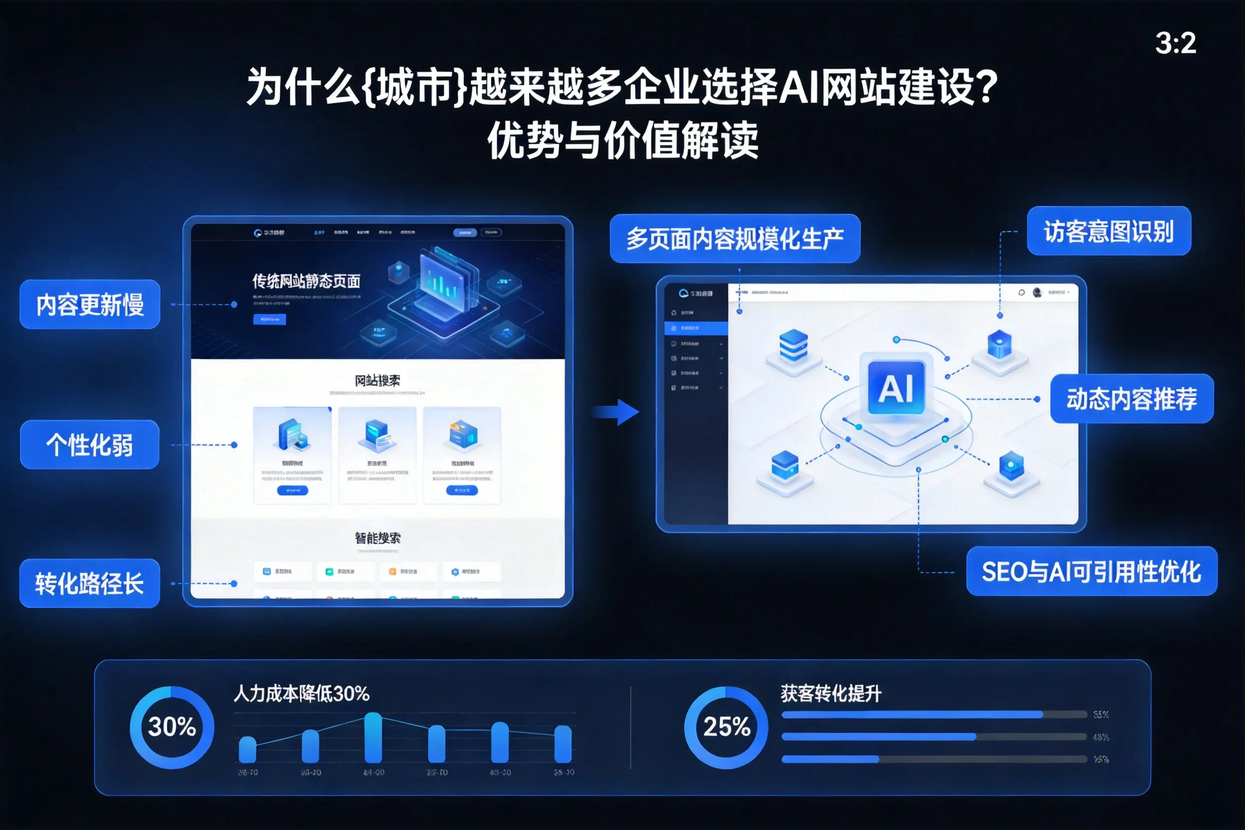 为什么朔州越来越多企业选择AI网站建设?优势与价值解读