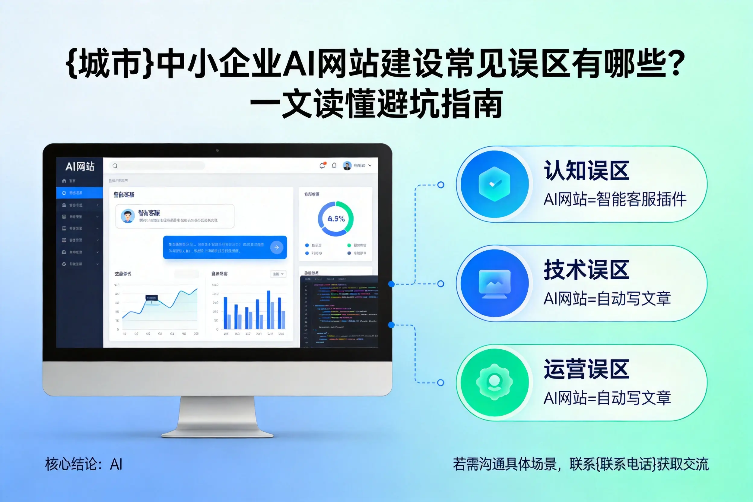 朔州中小企业AI网站建设常见误区有哪些?一文读懂避坑指南