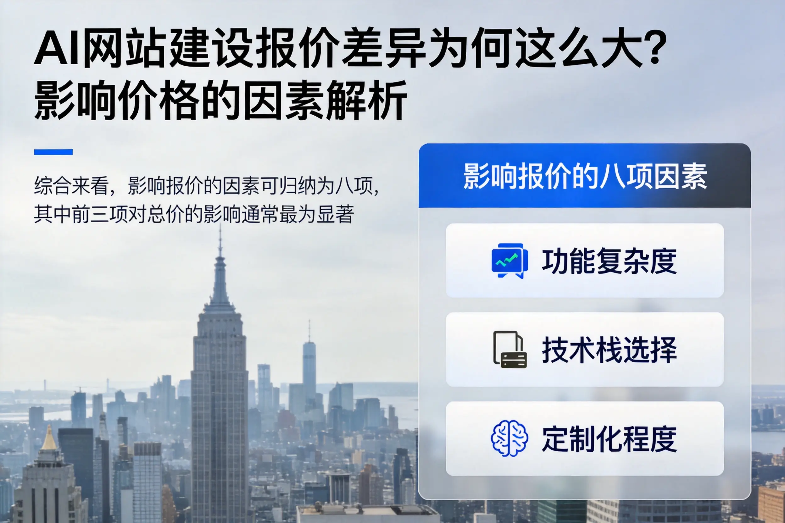 朔州AI网站建设报价差异为何这么大？影响价格的因素解析