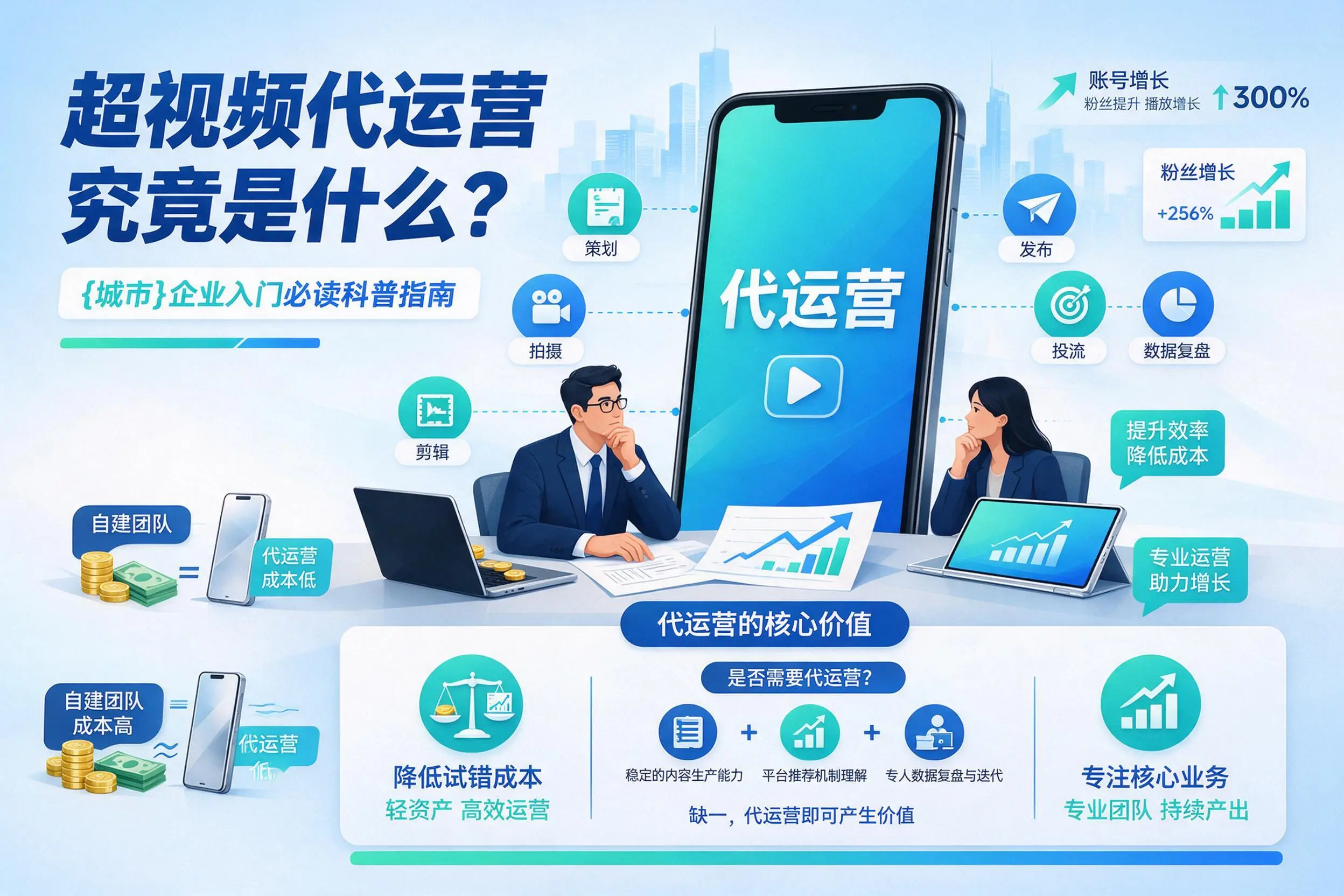 短视频代运营究竟是什么？朔州企业入门必读科普指南