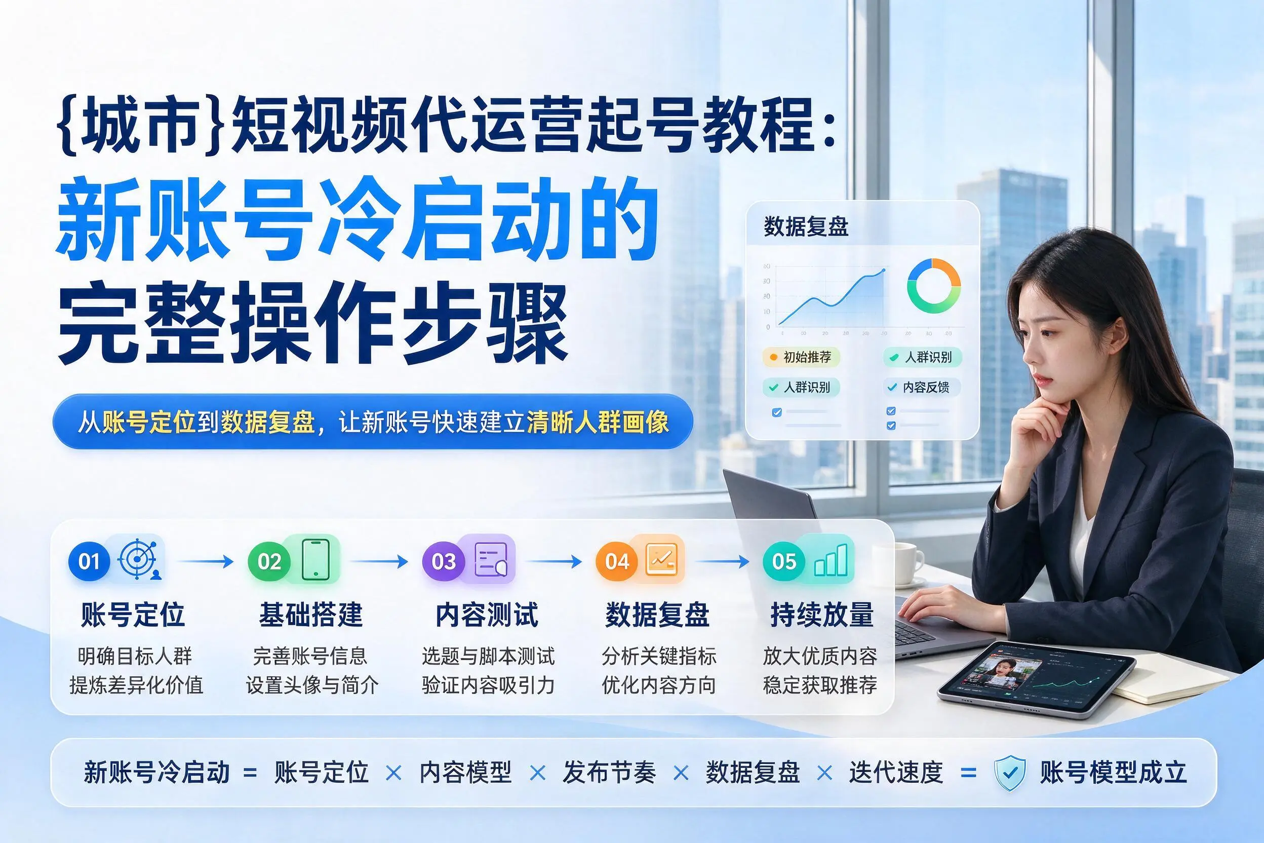 朔州短视频代运营起号教程：新账号冷启动的完整操作步骤