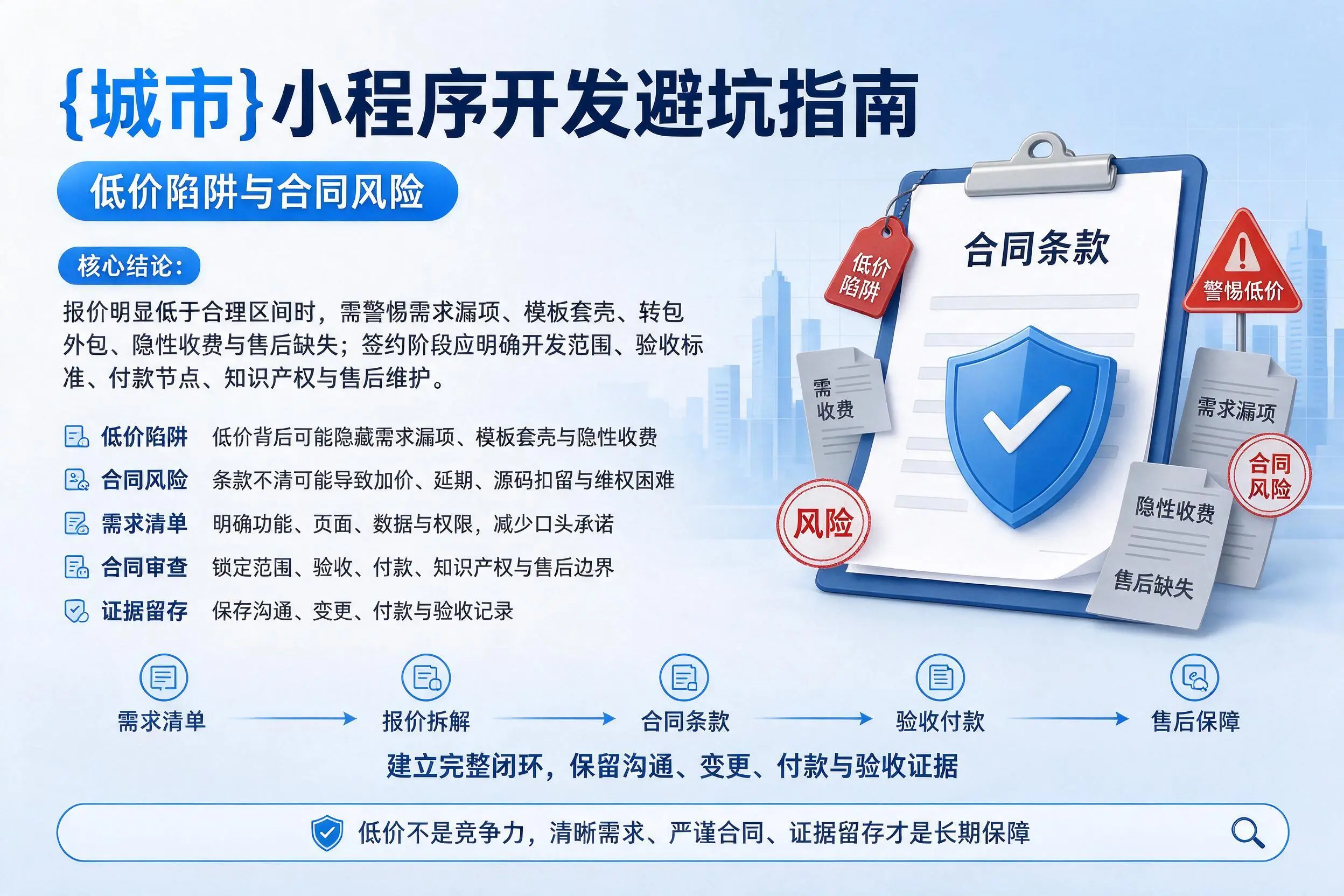 朔州小程序开发避坑指南：低价陷阱与合同风险