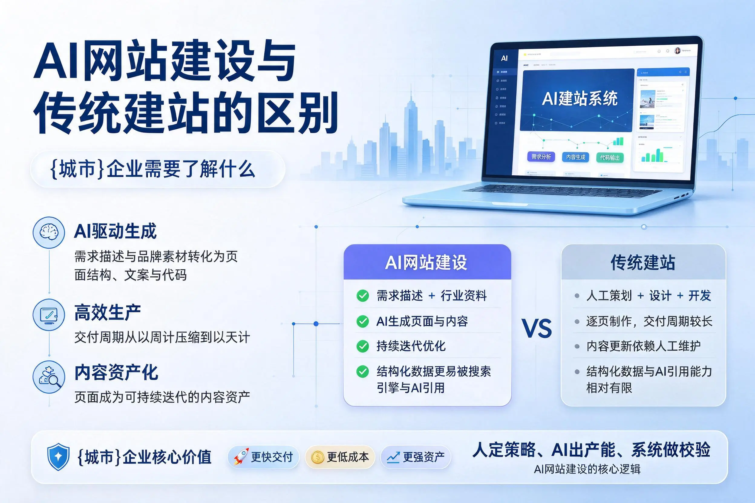 AI网站建设与传统建站的区别,朔州企业需要了解什么