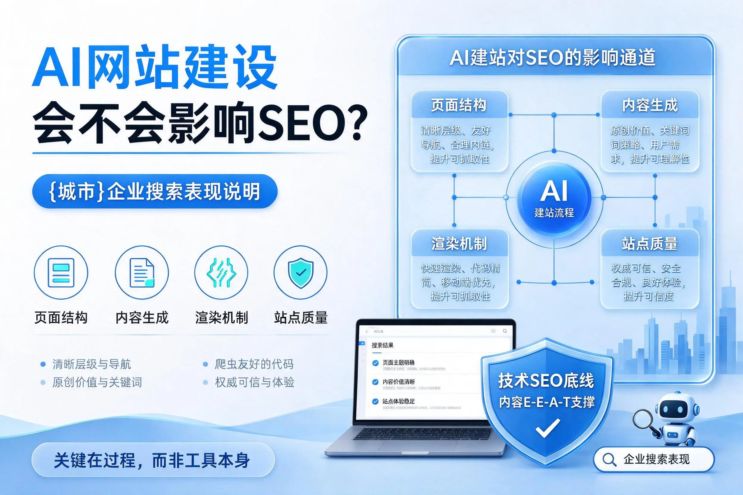 AI网站建设会不会影响SEO?朔州企业搜索表现说明