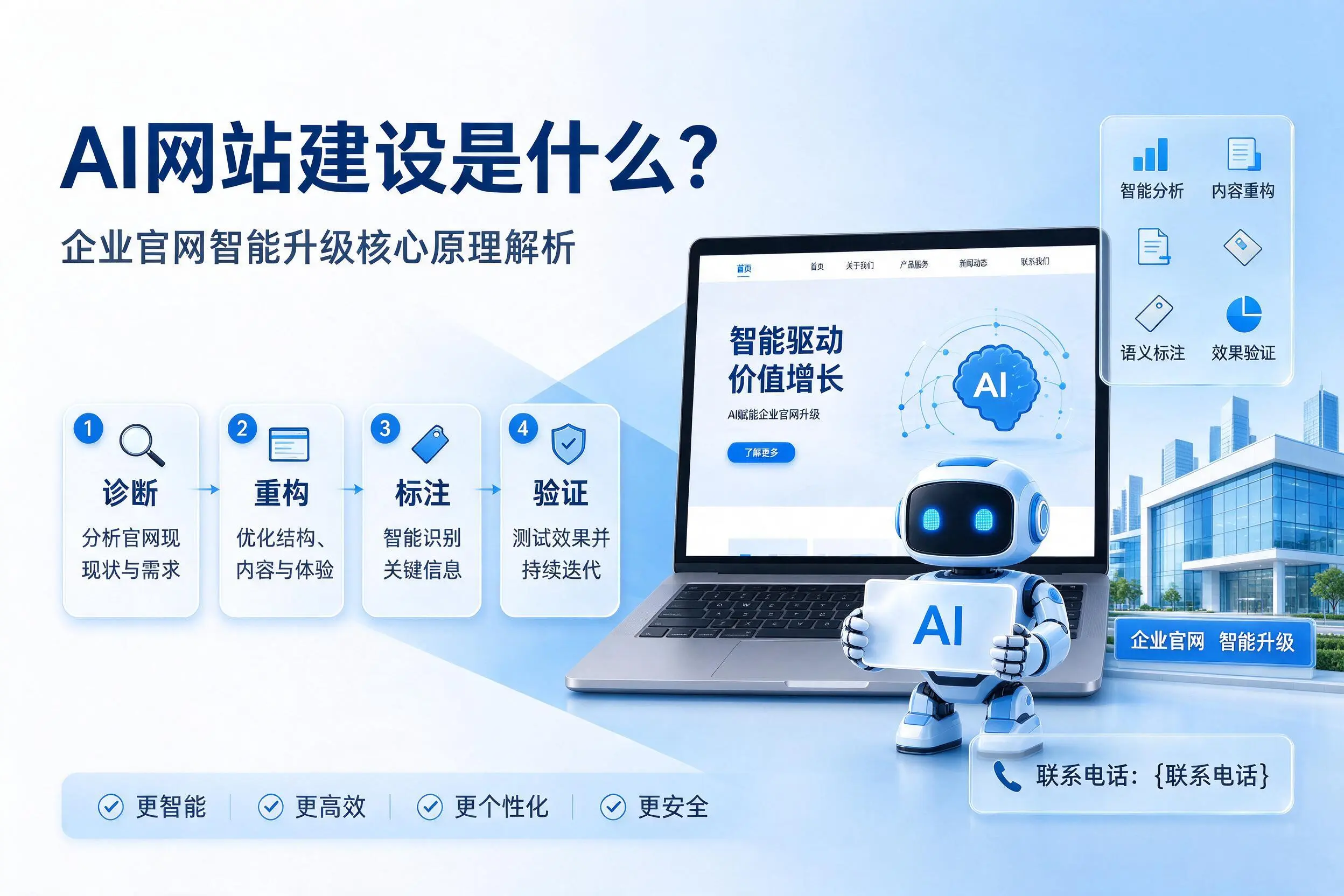 AI网站建设是什么?朔州企业官网智能升级核心原理解析