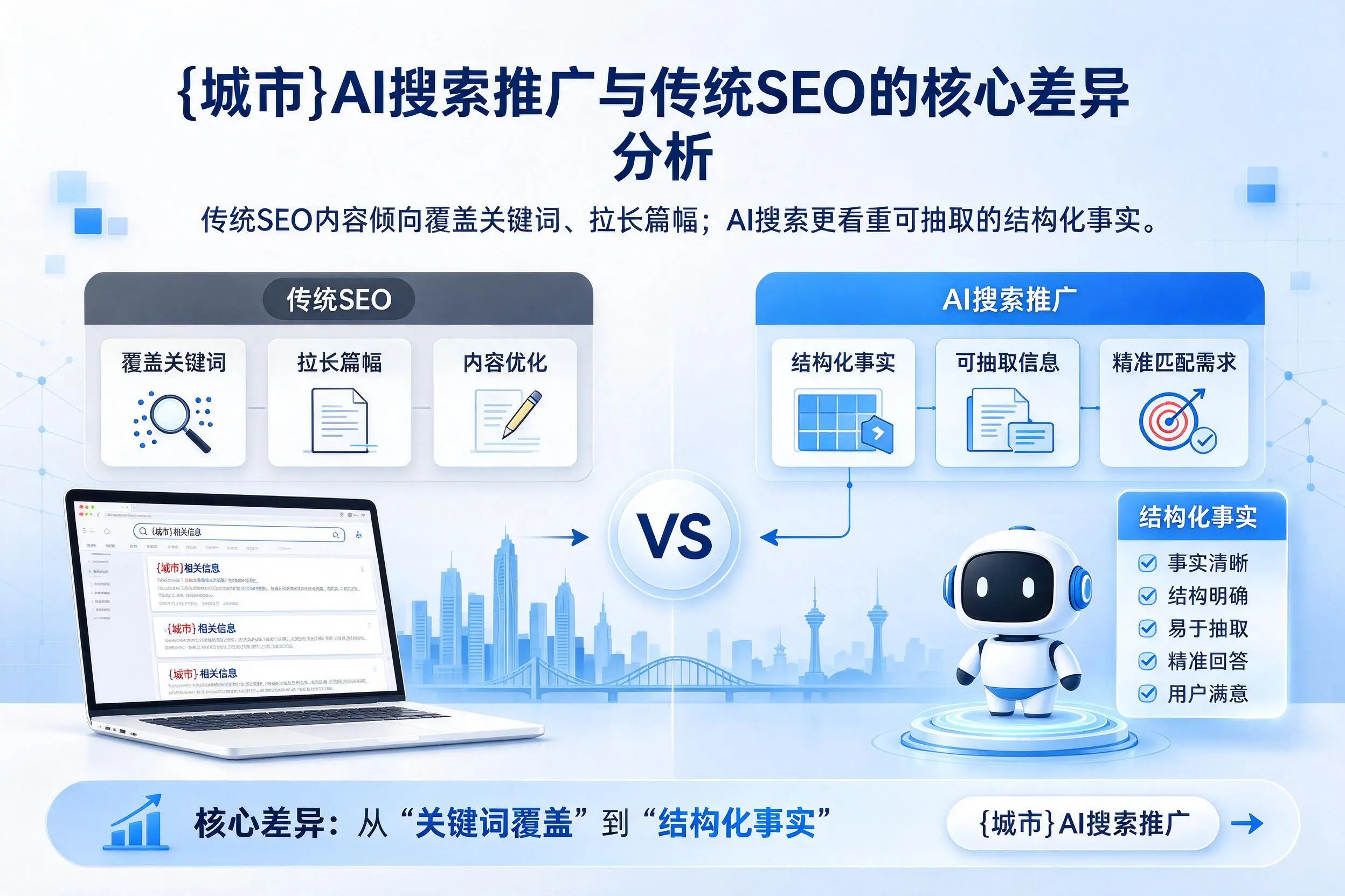 朔州AI搜索推广与传统SEO的核心差异分析